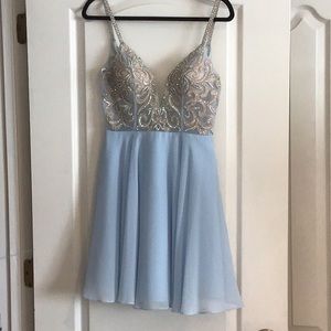 Jovani Blue dress size 2